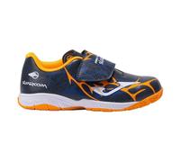 Joma Super Copa jr 2503 Indoor, Botas, Azul Marino y Naranja flúor, 24 EU