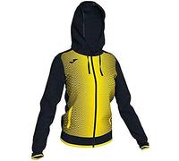 Joma Supernova Sudaderas, Mujer, Negro-Amarillo, M
