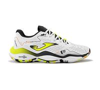 Joma Serie Smash, Zapatillas Hombre, Blanco Amarillo flúor, 45 EU Ancho