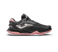 Joma Tenis Zapatilla para Mujer Point Negro, 37-41 - Clay - Suela Reactive Ball Que Absorve Impactos y Evita Torsiones en Articulaciones -