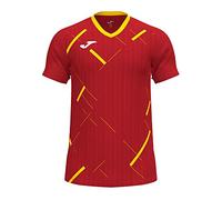 Joma Tiger III Camiseta, Hombre, Rojo-Amarillo, XL