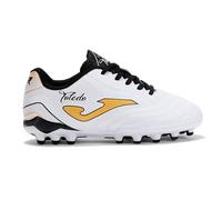 Joma Toledo JR 2502 Blanco Zapatillas Futbol niño Artificial Grass (Blanco, Sistema Tallas Calzado EU, Adolescente, Números, Mediano, 35)