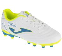 Joma Toledo Jr FG Boy Football Boots, Blanco, 36 EU