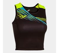 Top de running joma elite x negro amarillo fluor niña 12 - 14 AÑOS
