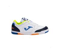 Joma Top Flex Jr 2502 White navy Indoor Scarpe da calcetto da bambino futsal