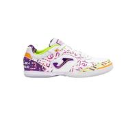 Joma Top Flex Zapatillas de Fútbol Sala, 40.5-47 Cómoda y Flexible con Upper de Piel, Adaptación Total al Pie - Puntera Reforzada, Alta Sensibilidad y Control del Balón - Amandinha