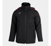 Joma Unisex Adulto Anorak trivor, Negro-Rojo, 3XL