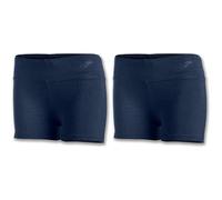 Joma Vela II Short, Mujer, Marino, L (Paquete de 2)