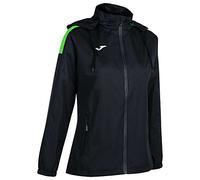 Chubasquero Joma Trivor Mujer Negro Verde Fluor XL