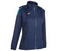 Chubasquero Mujer Joma Trivor 901428 Impermeable - Talla: M, Color: Marino Turquesa Flúor