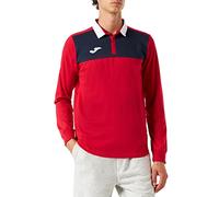 Joma Winner II Polos Caballero, Hombre, Rojo-Marino, S