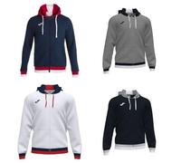 Joma XS Chaqueta con Capucha Confort II, Unisex-Adult, Marino-Rojo