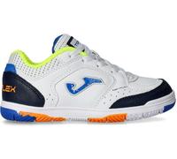 Joma - Zapatilla de fútbol sala Top Flex Niño, Unisex, Blanco, 37