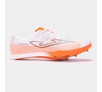 Joma Zapatillas Atletismo R-1100, 37 - 45, Tecnología Reactiva para Competición en Pista - Blanco Naranja
