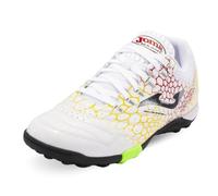 Joma Zapatillas de fútbol sala Maxima 24 Turf CÓDIGO MAXW2442TF, Blanco Amarillo Negro, 43 EU