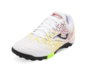 Joma Zapatillas de fútbol sala Maxima 24 Turf CÓDIGO MAXW2442TF, Blanco Amarillo Negro, 46 EU