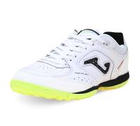 Joma Zapatillas de Fútbol Top Flex 25 Turf Código TOPS2502TF Blanco, Blanco Negro Amarillo, 44 EU
