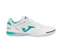 Joma Zapatillas Futsal, 35-47, Durabilidad y Agarre Superior para Juego Interior - Blanco Turquesa