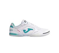 Joma Zapatillas Futsal, 35-47, Durabilidad y Agarre Superior para Juego Interior - Blanco Turquesa