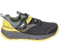 Joma Zapatillas Tundra Jr para Niño, Negras y Amarillas, con Cordones y Velcro (Negro, Sistema Tallas Calzado EU, Niño (2-5 años), Hombre, Números, Mediano, 32)