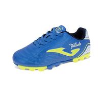 Joma Zapatos Toledo JR 23 Hard Ground Código TOJW2304HG, Azul y amarillo., 35 EU