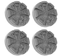 JOMAFA JUEGO DE 4 TACOS DE GOMA PARA ELEVADOR DE COCHE 125MM DIAMETRO UNIVERSAL PARA ELEVADORES NUSSBAUM, AMI ENTRE OTROS