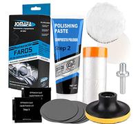 JOMAFA Kit de restauración de Faros de Automóviles para pulir Faros Coche y Restaurar Faros turbios, Arreglar Faros amarillentos y Desgastados