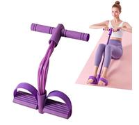 Jomdjmskes Entrenador Abdominal, Gimnasio en Casa, Equipo Entrenamiento Abdominales, Expansor Cuerpo Completo para el Hogar, 8 Tubos Cuerda Elástica Tracción Multifunción, Banda de Resistencia Pedal