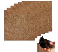 Jomewory Cama para Anidar Pollos, Almohadillas para Poner Huevos Gallina Fibra Coco, Gallinero Cama Esteras Aves Corral Suministros para Compostaje Gallina Poniendo Huevos