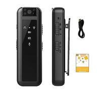 Jomewory Cuerpo 1080P, Grabador Corporal portátil Bolsillo, Cámara inalámbrica Mano CS07 HD con Clip y cámara DV reducción Ruido visión Nocturna para Exteriores