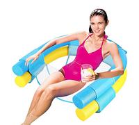 Jomewory Silla Flotante para Piscina | Natación Flotadores Adultos,Agua para Piscina, Tumbona para Piscina, superflotabilidad para Suministros Agua, flotadores Fiesta Juguete