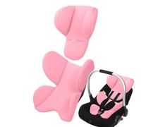 Jomewory Soporte para la cabeza del asiento de coche para recién nacidos, inserto para asiento de coche para bebés - Cojines suaves para cochecito | Reposacabezas con soporte para el cuerpo, soporte