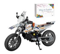 JOMIOD Bloques de construcción de motocicleta técnica para KTM-790, 435 bloques de sujeción técnica de motos todoterreno, MOC Supermoto juguete de construcción modelo compatible con Lgo