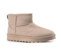 JOMIX Botas Forradas Mujer Forro Polar Suave Gran Agarre Botines Mujer Suela Antideslizante Caña Media Confortable para Caminar y Trabajo en Días de Frío y Nieve WSB255311 Beige 38