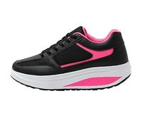 JOMIX Zapatillas Deportivas Mujer Basculantes Sneakers Zapatos Mecedores Cómodos Adelgazar Caminata Jogging Fitness, 01 Fucsia, 40 EU
