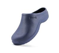 JOMIX Zuecos Sanitarios Hombre Trabajo Hospital Cocina Jardín Zuecos Ergonómicos Goma Eva Fabricados en Europa, Navy, 40 EU