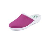 JOMIX Zuecos Sanitarios Mujer Chanclas Sanitarias Cómodas Ortopédicas Ligeras Transpirables, A Fucsia, 39 EU