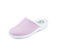 JOMIX Zuecos Sanitarios Mujer Chanclas Sanitarias Cómodas Ortopédicas Ligeras Transpirables, A Rosa, 38 EU
