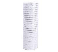 Jomnvo - Cinta de malla de poliéster blanca de 10 pulgadas x 10 yardas, decoración de fiesta de Navidad, decoración de coronas