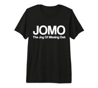 JOMO La alegría de perderse la Divertida Broma introvertida de FOMO Fear Camiseta Premium