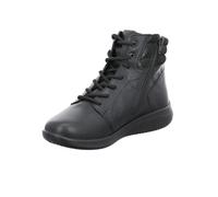 Jomos Botas de mujer con cordones 857514 121 de piel auténtica, Negro , 41 EU Ancho
