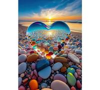 Jomzuci Pintura por números Paisaje Adulto, DIY Pintado a Mano Pintura al Óleo Lienzo Kits Con Pinceles y Pintura Acrílica Como Regalos y Decoración del Hogar, Sin Marco 40 x 50 cm