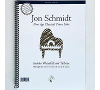 Jon Schmidt - Solos de piano clásico New Age Vol 1 - Incluye cascada y homenaje - Gran libro de canciones para pianistas principiantes, intermedios y avanzados - Libro de partituras para piano - The