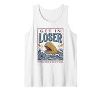 Jonah and The Whale Funny Christian Bible Story God Camiseta sin Mangas