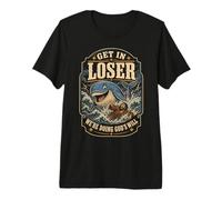 Jonah and The Whale Get in Loser were Doing Gods Will Funny Camiseta Premium