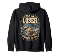 Jonah and The Whale Get in Loser were Doing Gods Will Funny Sudadera con Capucha
