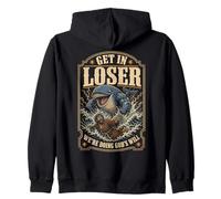 Jonah and The Whale Get in Loser were Doing Gods Will Funny Sudadera con Capucha