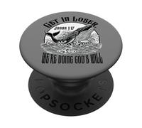 Jonah Whale Christian Get In Loser God'S Will Funny Bible PopSockets PopGrip Adhesivo