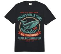 Jonahs Whale Tours Divertido Cristiano Comfort Colors Adult Heavyweight T-Shirt