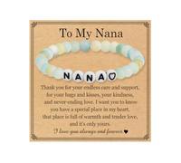 JONAKO Nan Nana - Pulsera para abuela, abuela, abuela, abuela, abuela, aniversario, día de la madre, regalos de cumpleaños para mujeres, Piedra